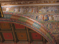 Mosaics in Santa Maria Maggiore. 